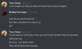 Horse and Brad talking in DM's about the incident